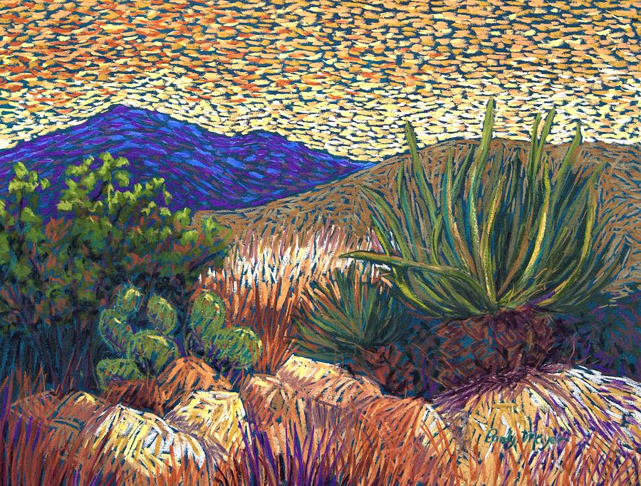 Desert Cactus Pastel by Candy Mayer