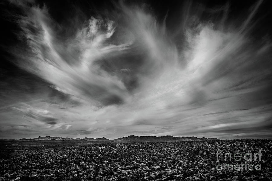 Desert Cloudscape 2 BW  Photograph by Al Andersen