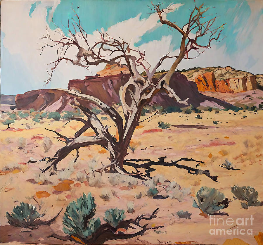 Landscape Painting - Desert Color Painting Landscape Desert Original oil Contemporary by N Akkash