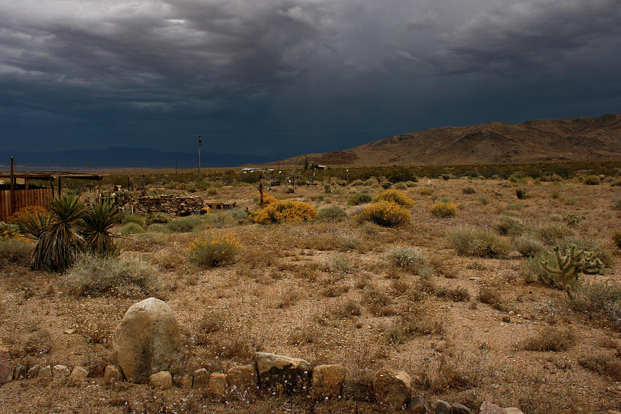 Desert Colors In A Storm Photograph