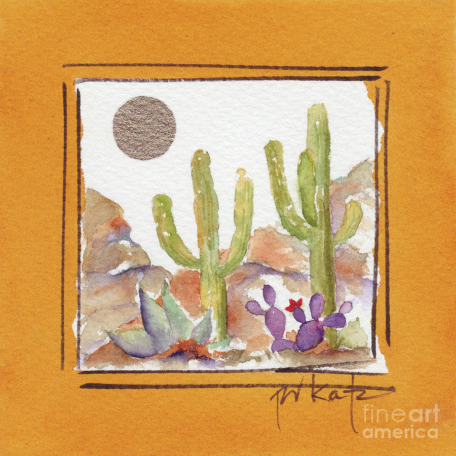 Tucson Painting - Desert Delight by Pat Katz