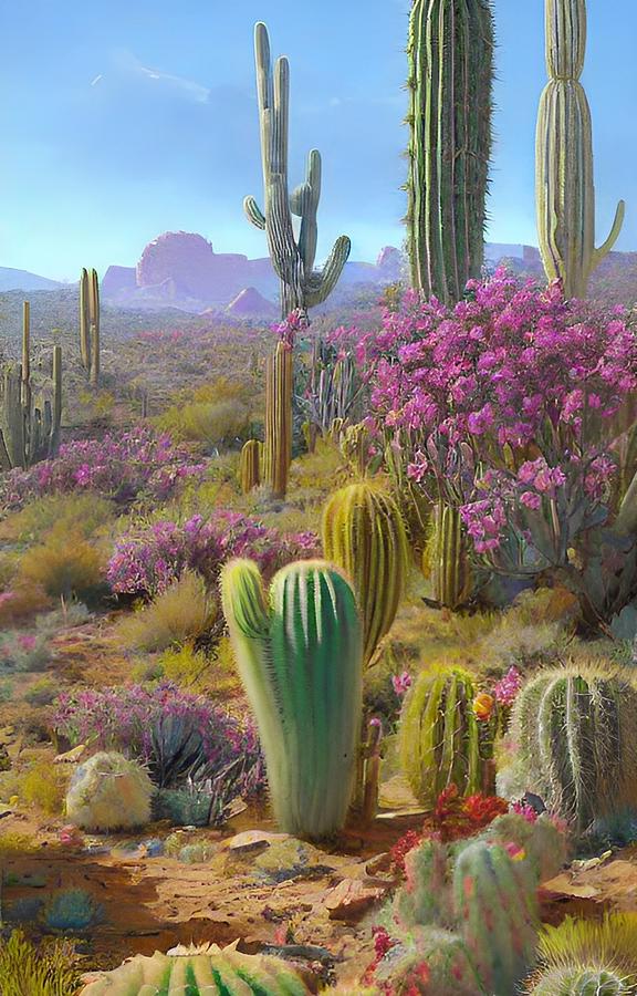 Desert Delights Mixed Media by Nancy Ayanna Wyatt