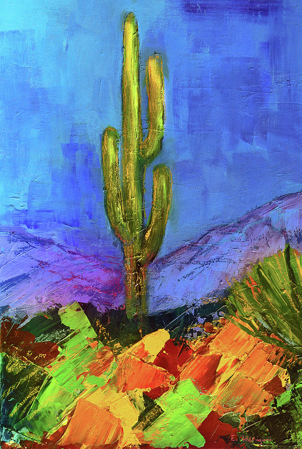 Nature Painting - Desert Giant by Elise Palmigiani