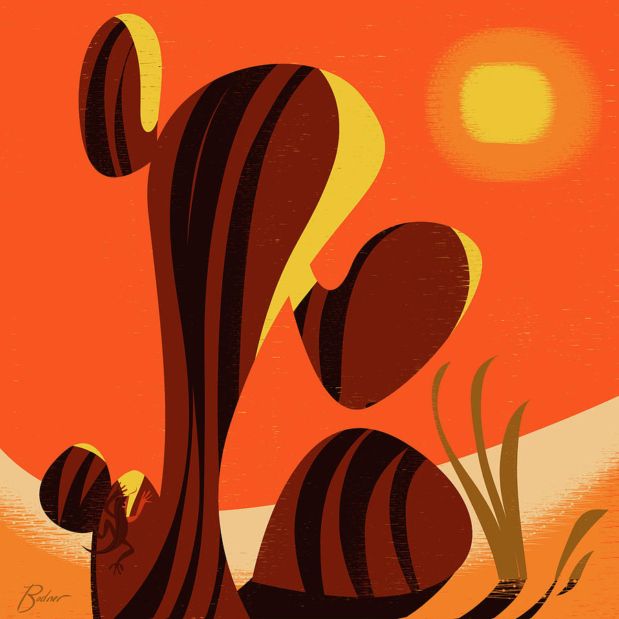 Desert Heat Digital Art by Alan Bodner