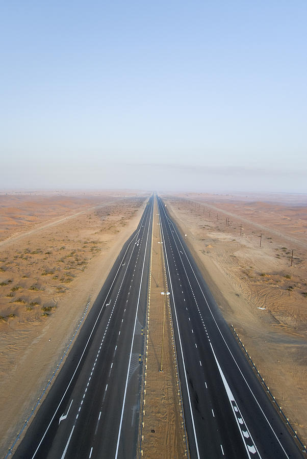 Desert Highway Photograph by FrankvandenBergh