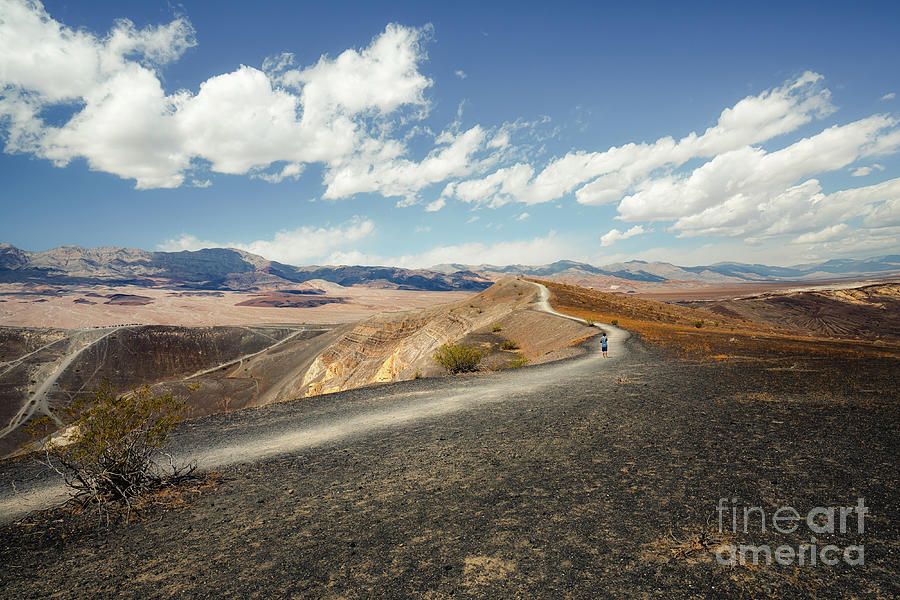 Desert hiking, Death Valley National Park.  Photograph by Hanna Tor