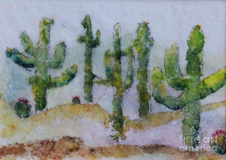 Desert Hills Painting by Carrie Godwin