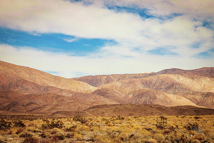 Desert Hills Photograph by Claude Dalley