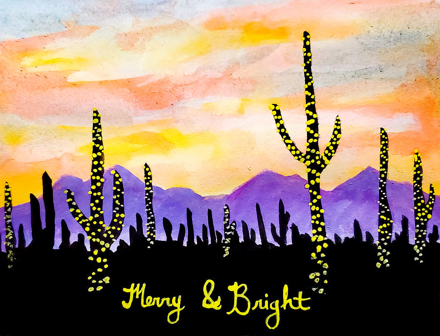 Desert Holiday Painting by Jean Haynes