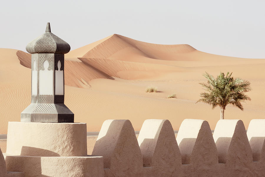 Desert Home - Behind the Wall Photograph by Philippe HUGONNARD