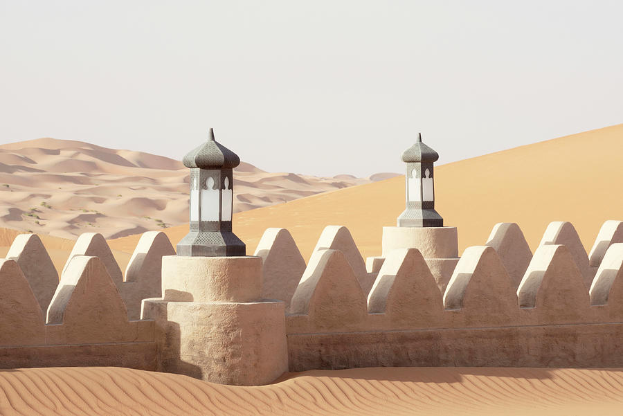 Desert Home - Between Two Lanterns Photograph by Philippe HUGONNARD