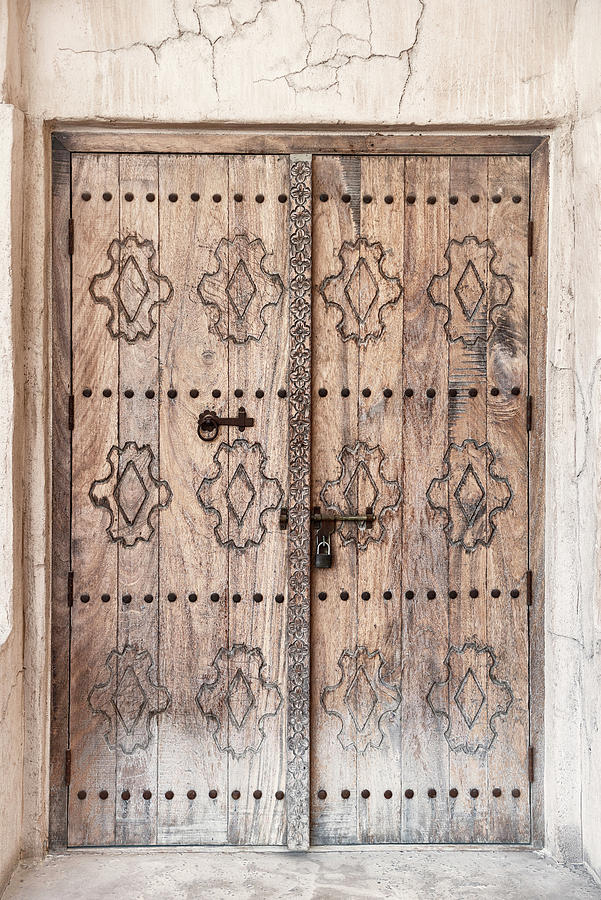 Desert Home - Double Door Photograph by Philippe HUGONNARD
