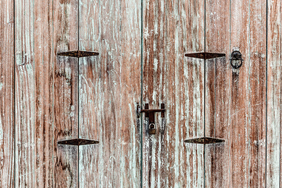 Desert Home - Old Wooden Shutter #1 Photograph by Philippe HUGONNARD
