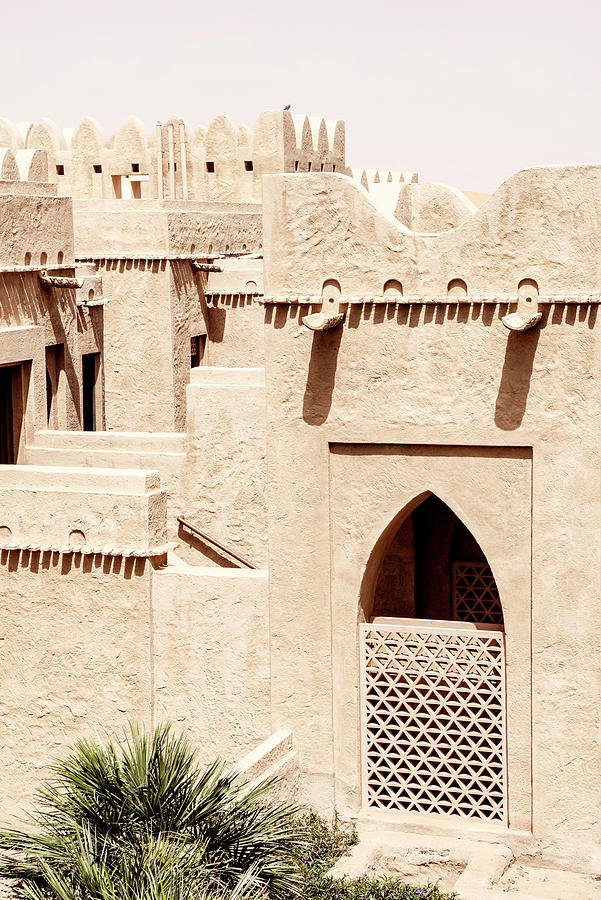 Desert Home - Terracotta Facades Photograph by Philippe HUGONNARD