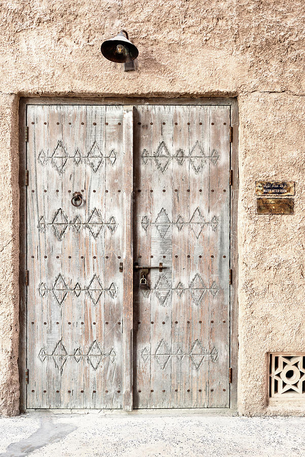 Desert Home - Water Meter Door Photograph by Philippe HUGONNARD