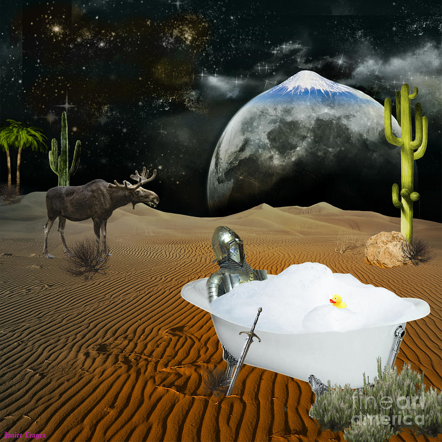 Desert Knight Digital Art by Janice Leagra