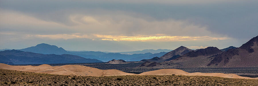 Mountain Photograph - Desert Layers - The Mojave by Peter Tellone