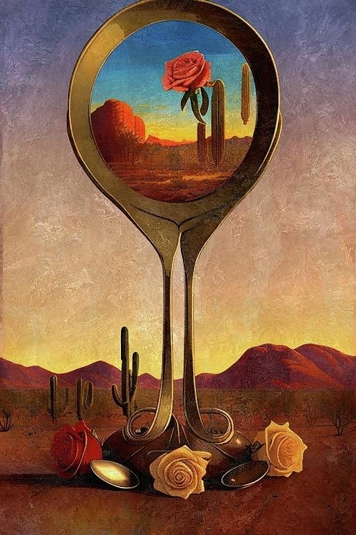 Desert Mirage  Digital Art by Ally White