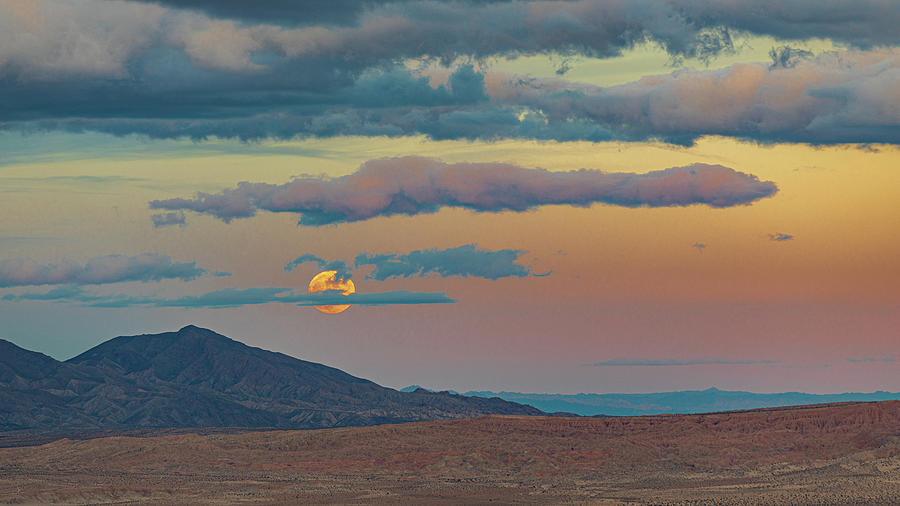 Desert Moon Photograph by Peter Tellone
