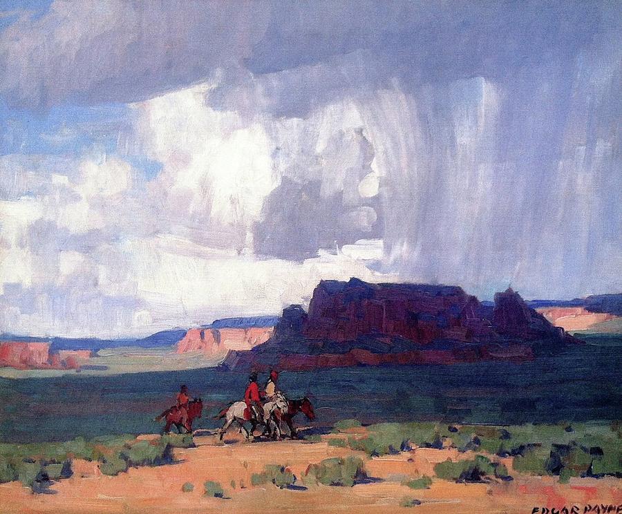 Desert Rain Painting