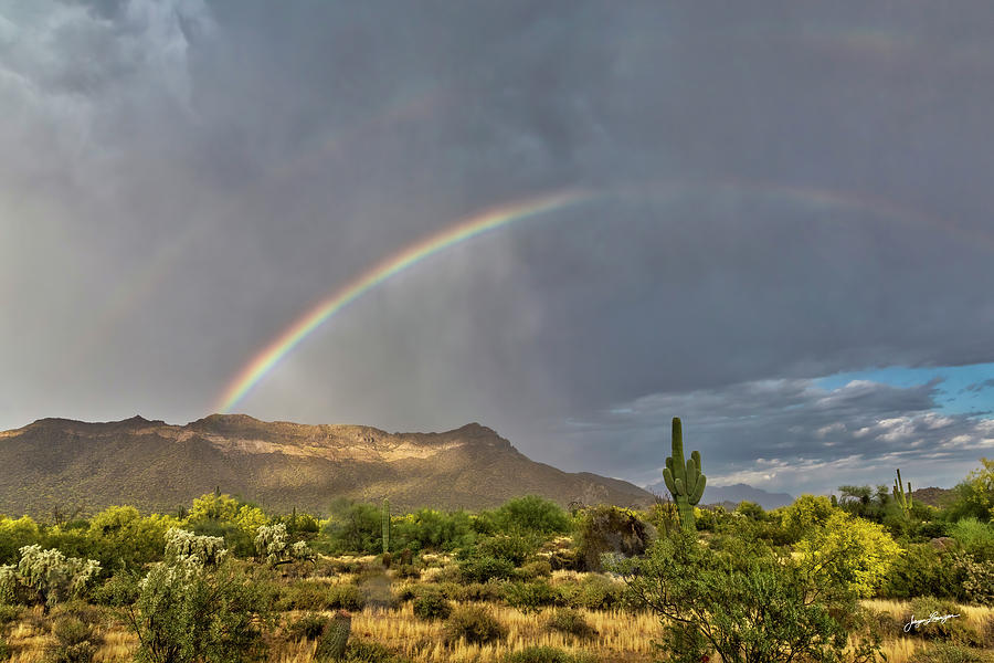 Desert Rainbow Photograph by Jurgen Lorenzen