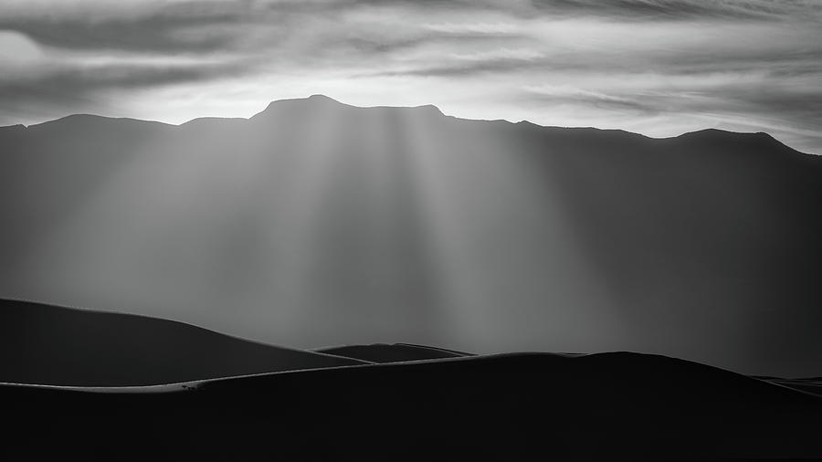 Desert Rays Photograph by Bill Chizek