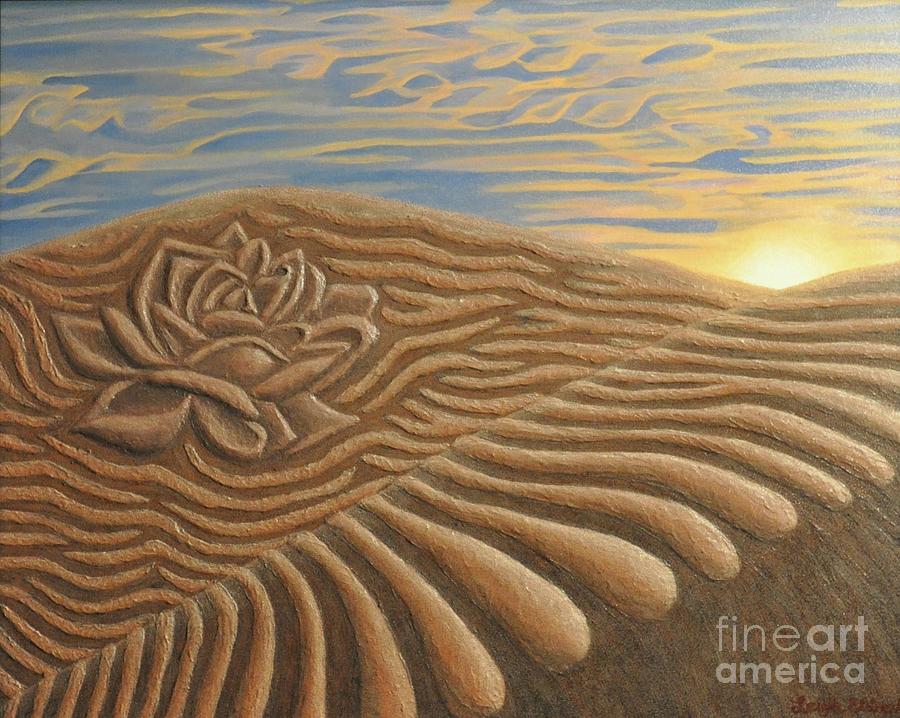 Desert Rose Painting by Leigh N Eldred
