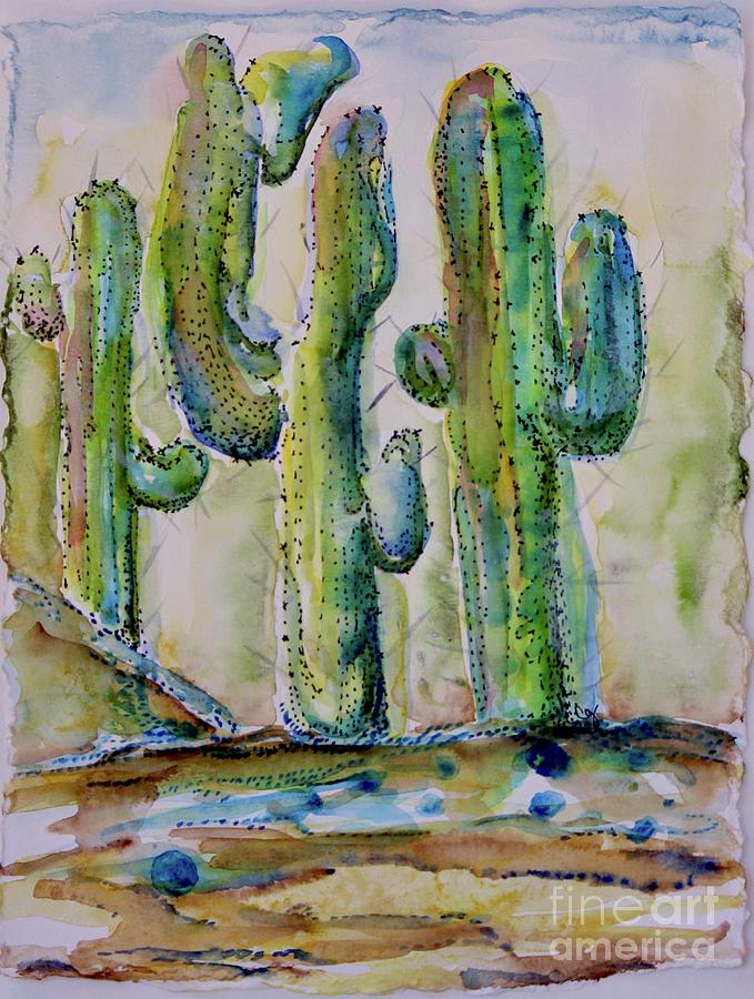 Desert Seasons Painting by Carrie Godwin
