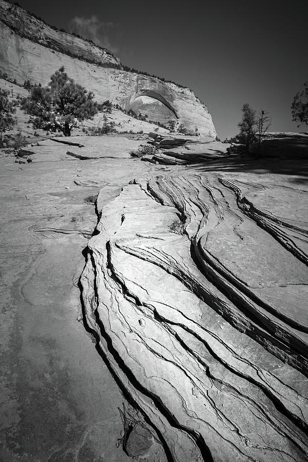 Black And White Photograph - Desert Shapes by Peter OReilly
