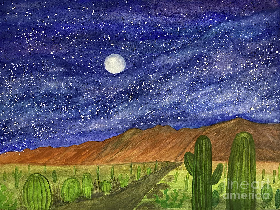 Desert Sky Painting by Lisa Neuman