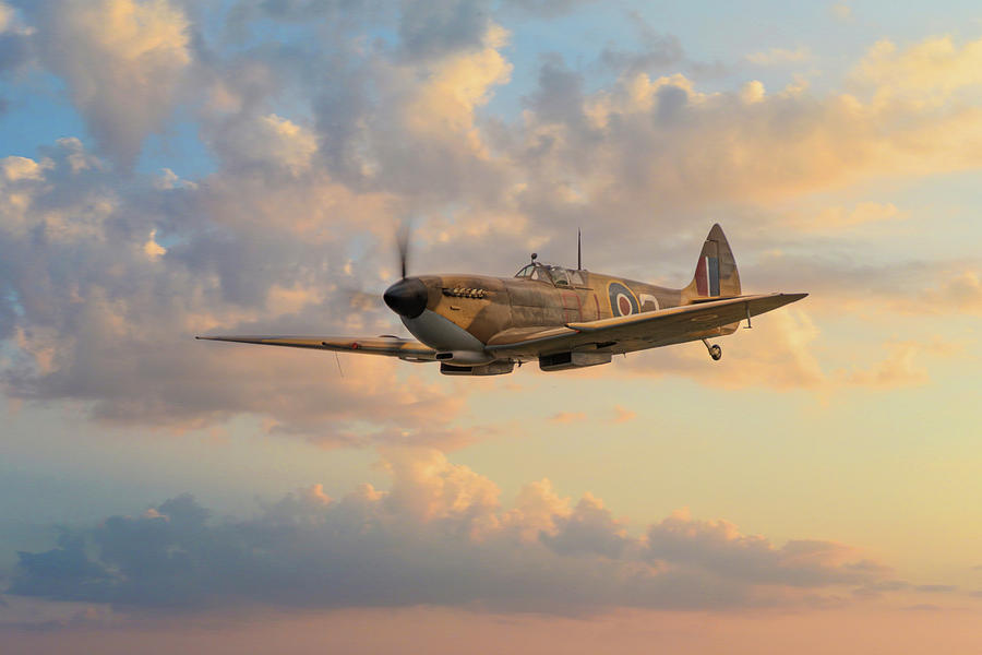 Desert Spitfire Digital Art by Airpower Art
