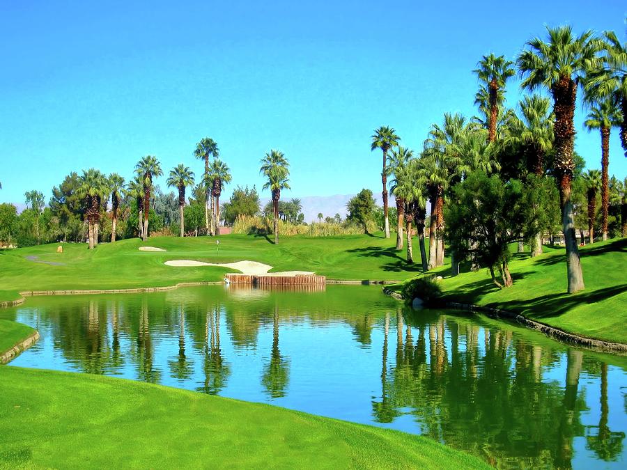 Desert Springs Golf Club Valley Hole 8 Photograph by Scott Carda