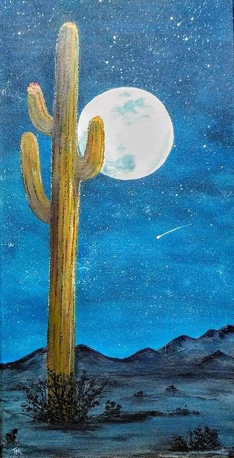 Desert Star Painting by Teri Merrill