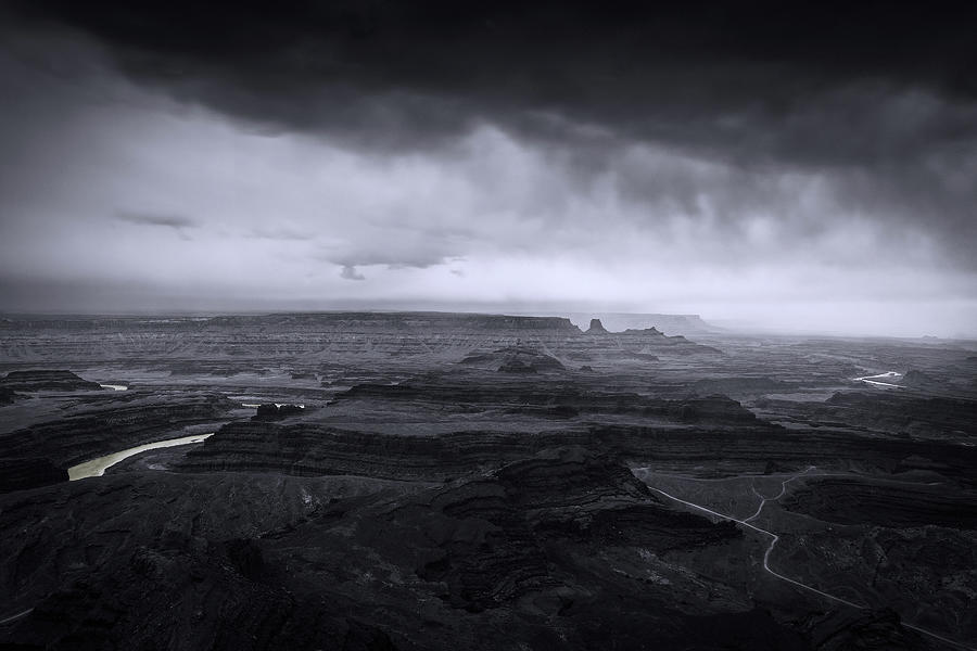 Black And White Photograph - Desert Storm by Andrew Soundarajan