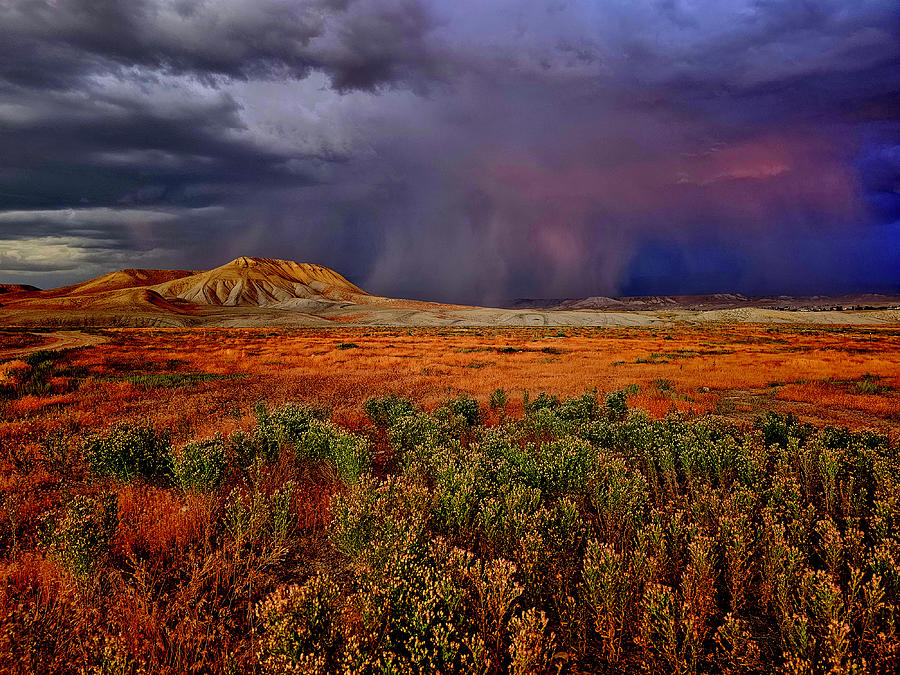 Desert Storm in Grand Valley  Photograph by Ray Mathis