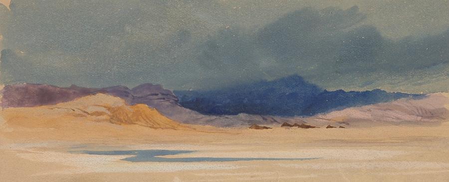 Nature Painting - Desert Stream by Lilias Trotter