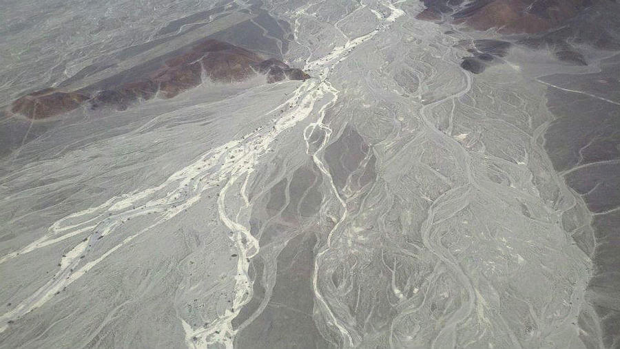 Desert Streams at Nazca, Peru Photograph by Trevor Grassi