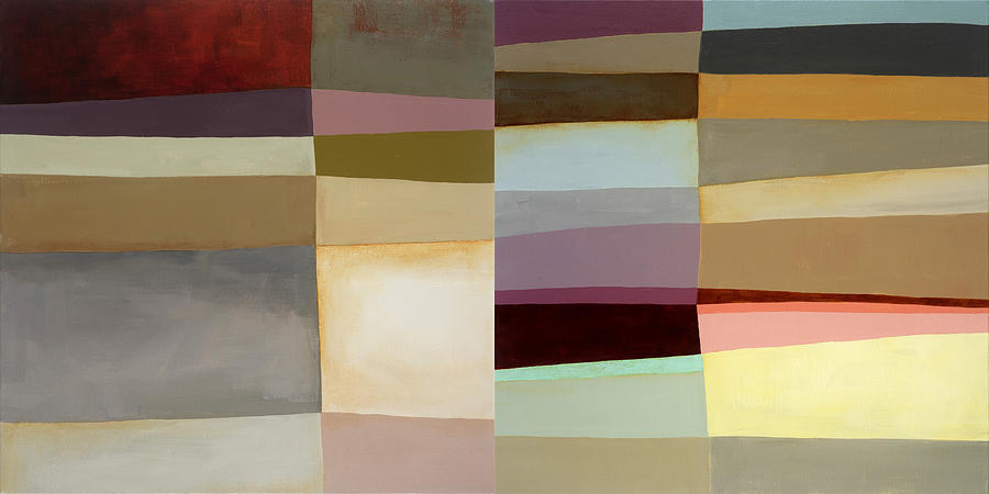 Pattern Digital Art - Desert Stripe Composite #3 by Jane Davies