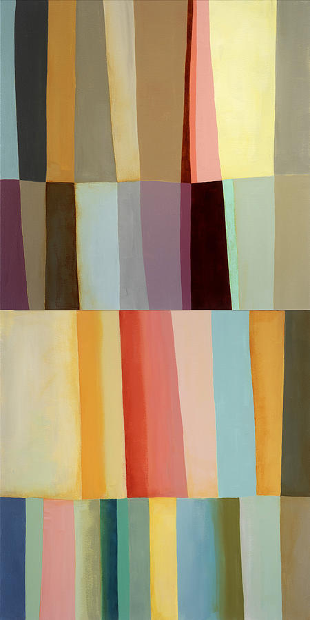 Pattern Digital Art - Desert Stripe Composite #5 by Jane Davies