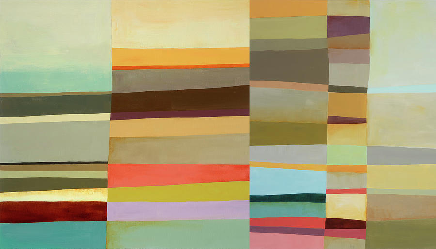 Pattern Digital Art - Desert Stripe Composite #7 by Jane Davies