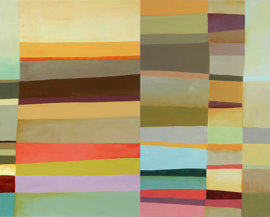 Pattern Digital Art - Desert Stripe Composite #8 by Jane Davies