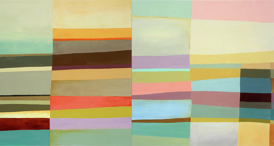 Pattern Digital Art - Desert Stripe Composite #9 by Jane Davies