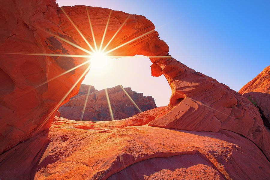 Desert sunrise Photograph by Giovanni Allievi