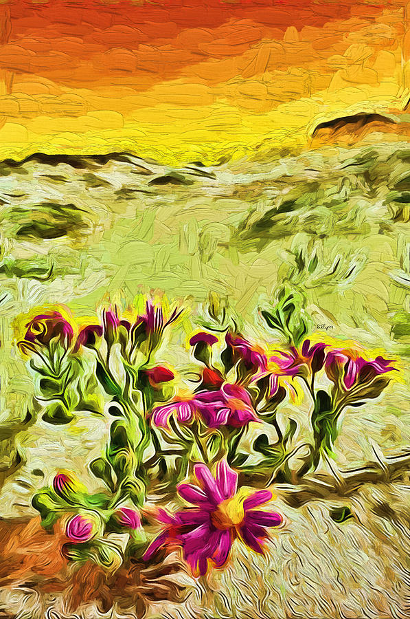 Desert Sunset 4 Painting