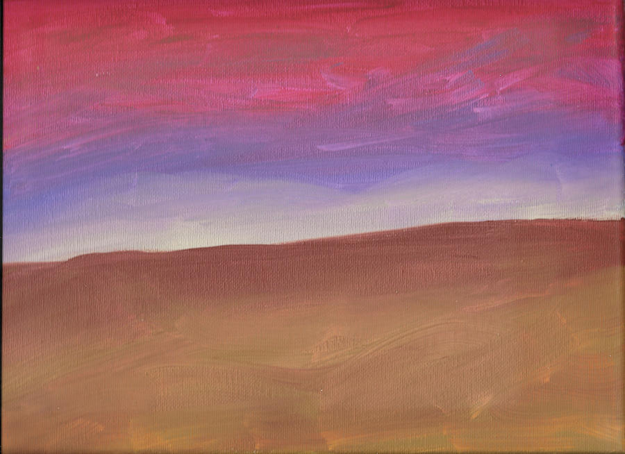 Sunset Painting - Desert Sunset by Michele Wilson