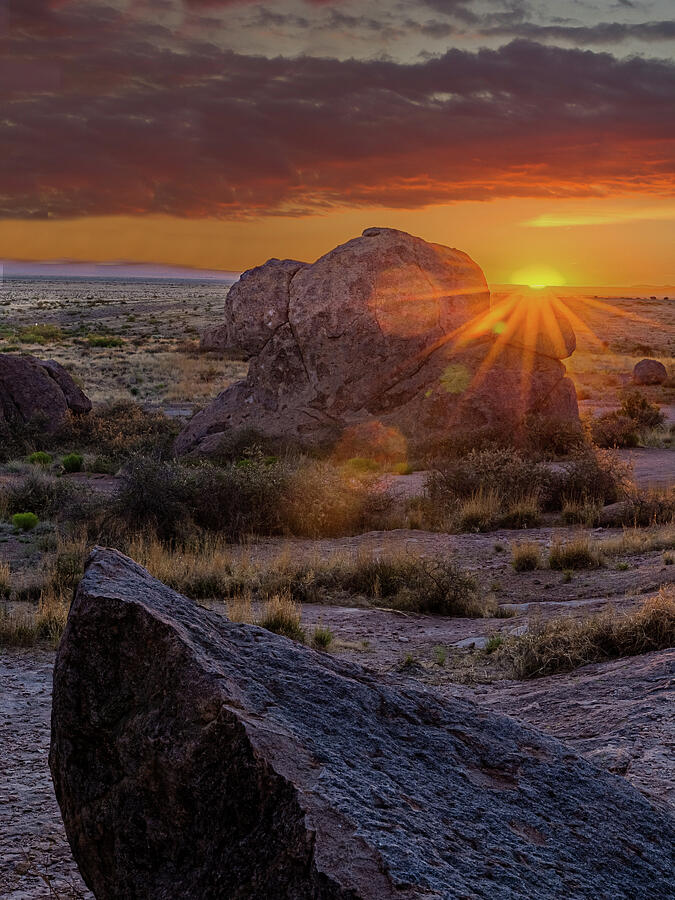 Sunset Photograph - Desert Sunset by Will Keener