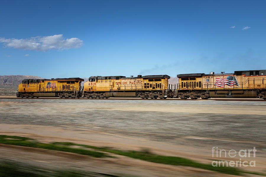 Desert Train Photograph by Erin Marie Davis