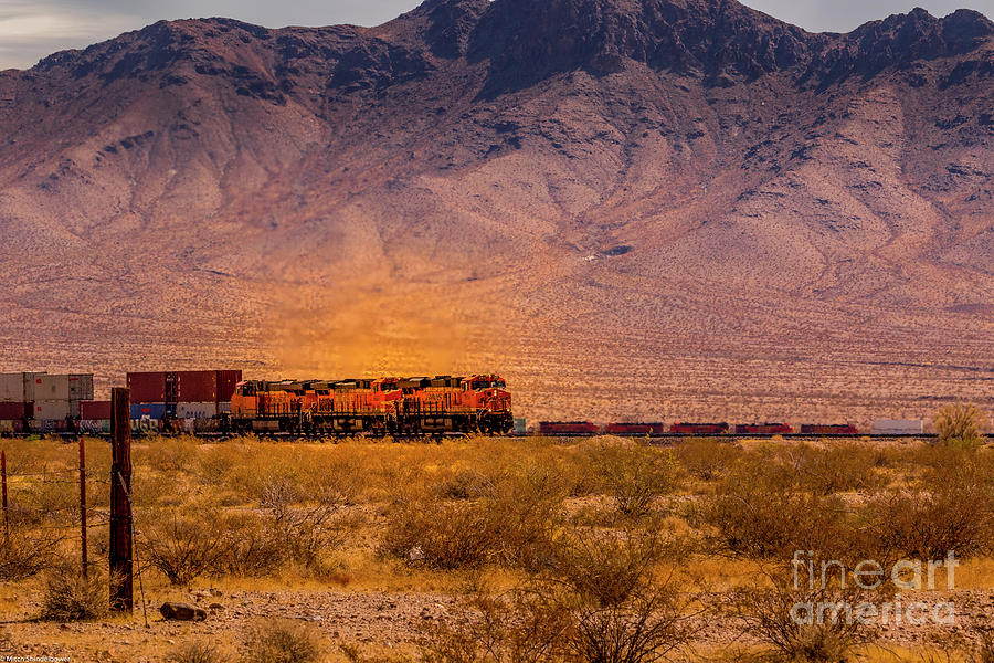Desert Train Photograph by Mitch Shindelbower