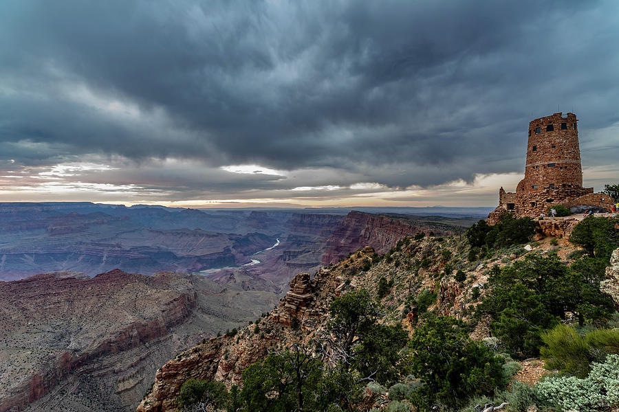 Desert view tower, Grand Canyon 3 Photograph by Mati Krimerman