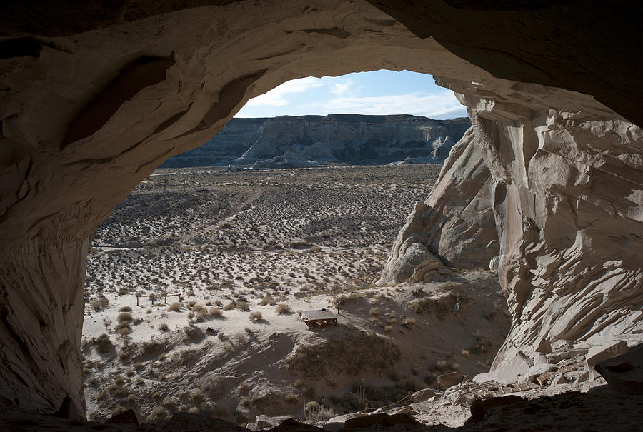 Desert viewed from Ulrikes Cave Photograph by Fotosearch